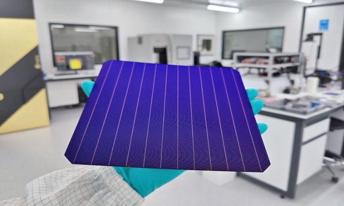 Tế bào quang điện của SunDrive. Ảnh: SunDrive