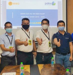 Palma Energy và Palma Group tổng kết hoạt động đầu tư Hệ thống NLMT mái nhà tại các cửa hàng Điện Máy Xanh