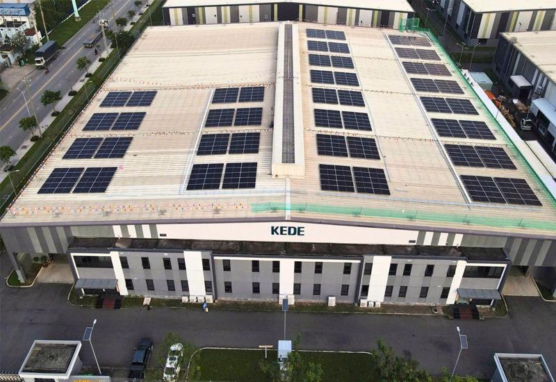DỰ ÁN ĐIỆN MẶT TRỜI TẠI CÔNG TY TNHH LINH KIỆN TỪ TÍNH KEDE (VIỆT NAM)